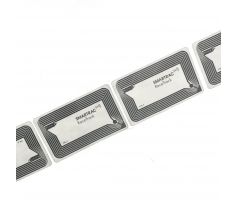 Ochranná nálepka RFID 49x81mm hliník (1500ks)